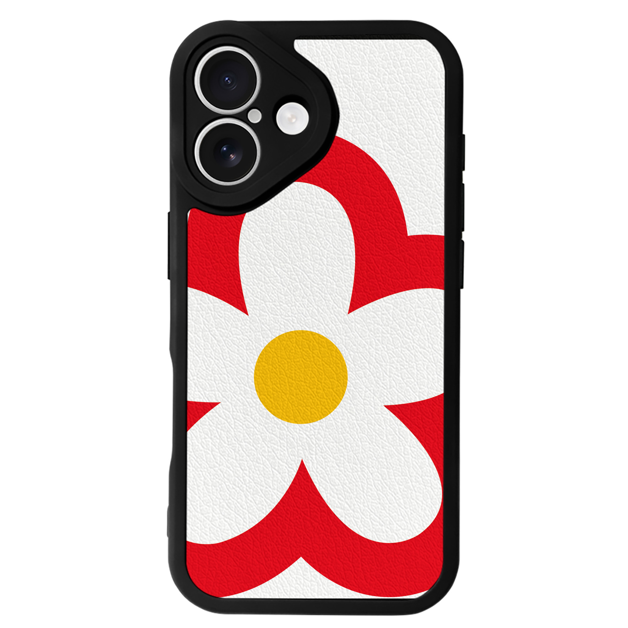 （画像用） Hello Kitty ハローキティ 【iPhone 16シリーズ対応】シリコンスマホケース（レザー調） 材質：シリコン